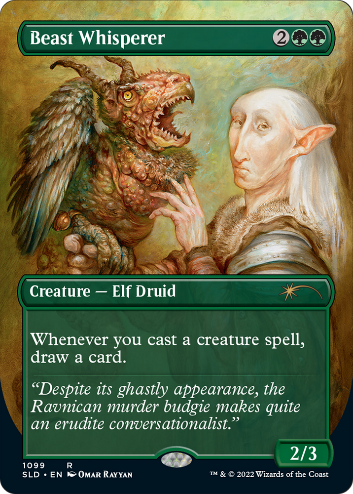 Beast Whisperer (Borderless) (SLD-1099) - Secret Lair Drop (Borderless) Foil