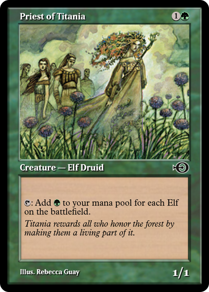 Priest of Titania (PRM-36120) - Magic Online Promos Foil