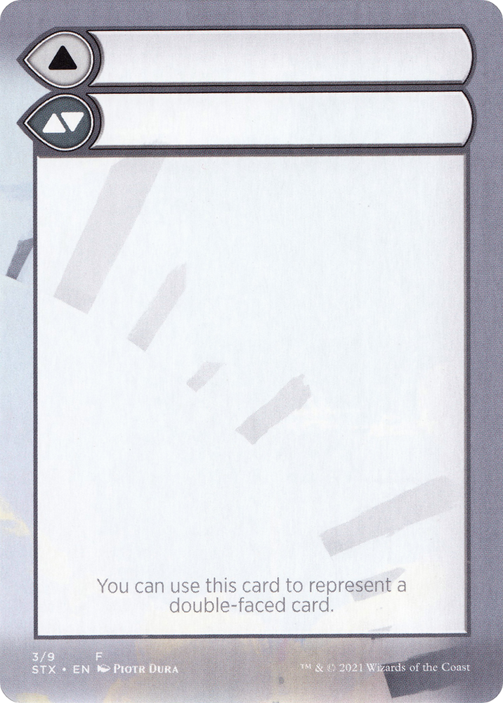 Double-Faced Substitute Card (SSTX-003) - Strixhaven: School of Mages Substitute Cards (Borderless)