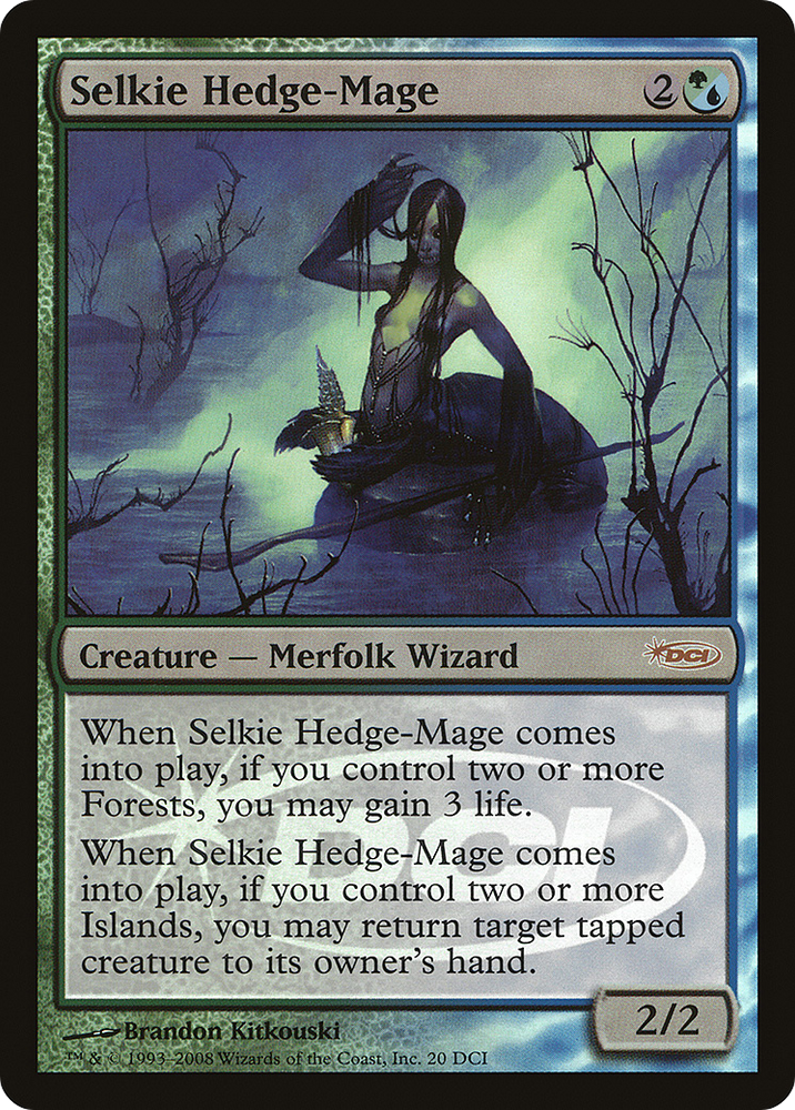 Selkie Hedge-Mage (WPN-020) - DCI Promos Foil