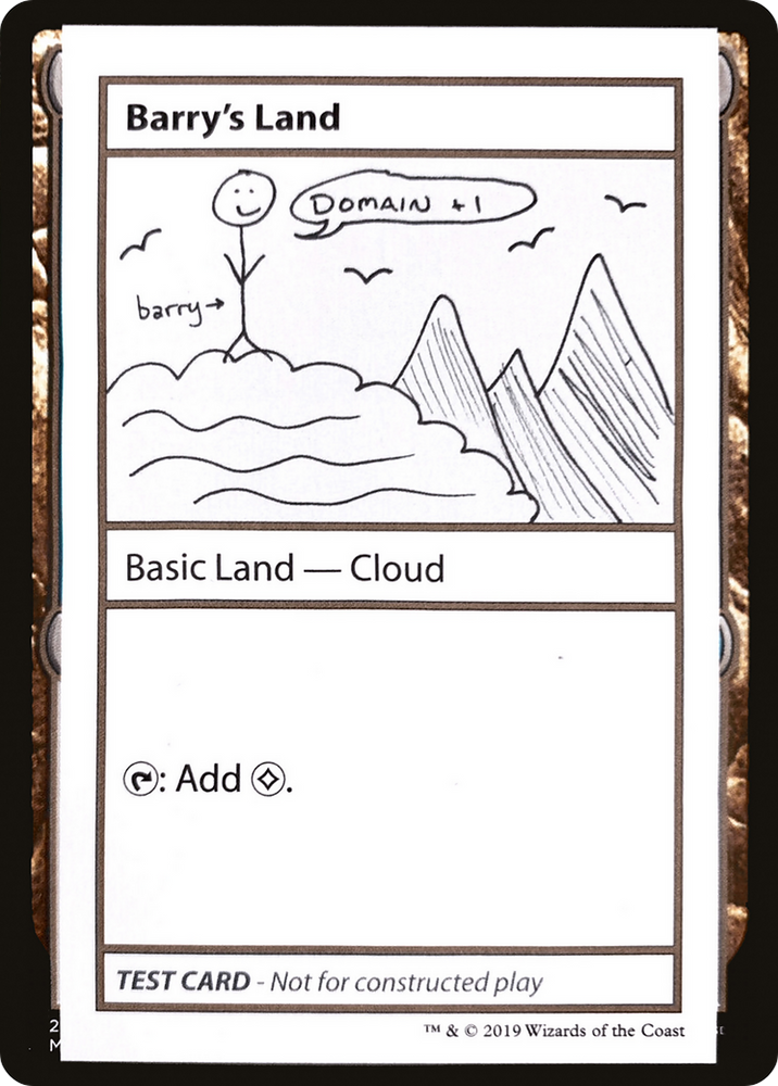 Barry's Land (No PW Symbol) (CMB1-113) - Mystery Booster Playtest Cards 2021