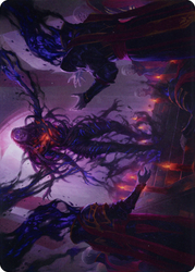 Braids, Arisen Nightmare // Braids, Arisen Nightmare (ADMU-023) - Dominaria United Art Series (Borderless) Foil