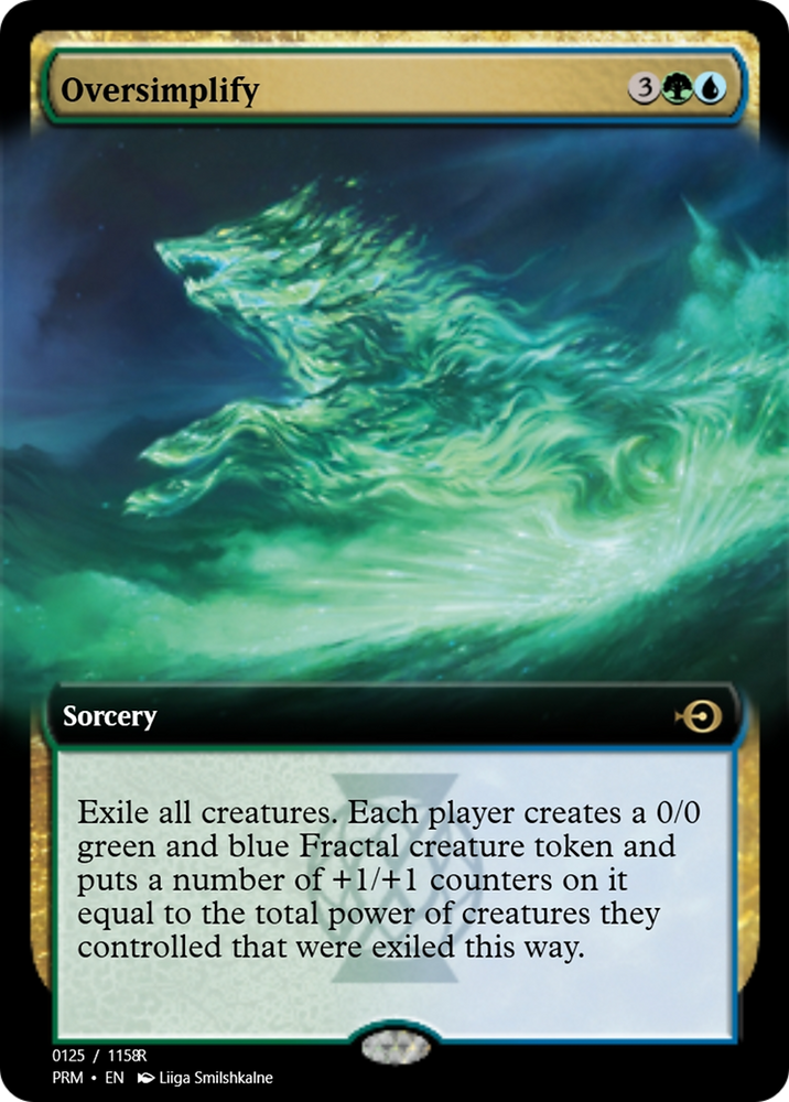Oversimplify (PRM-90222) - Magic Online Promos