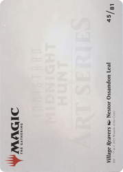 Village Reavers // Village Reavers (AMID-045) - Midnight Hunt Art Series (Borderless) Foil