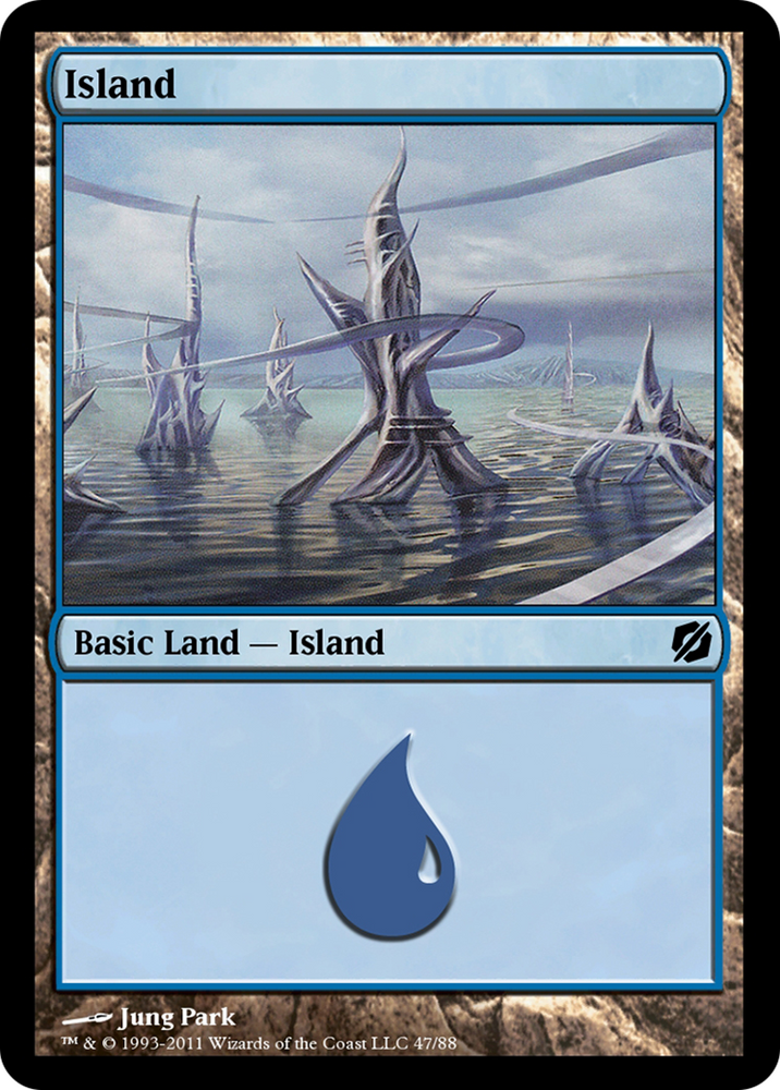 Island (TD2-047) - Duel Decks: Mirrodin Pure vs. New Phyrexia