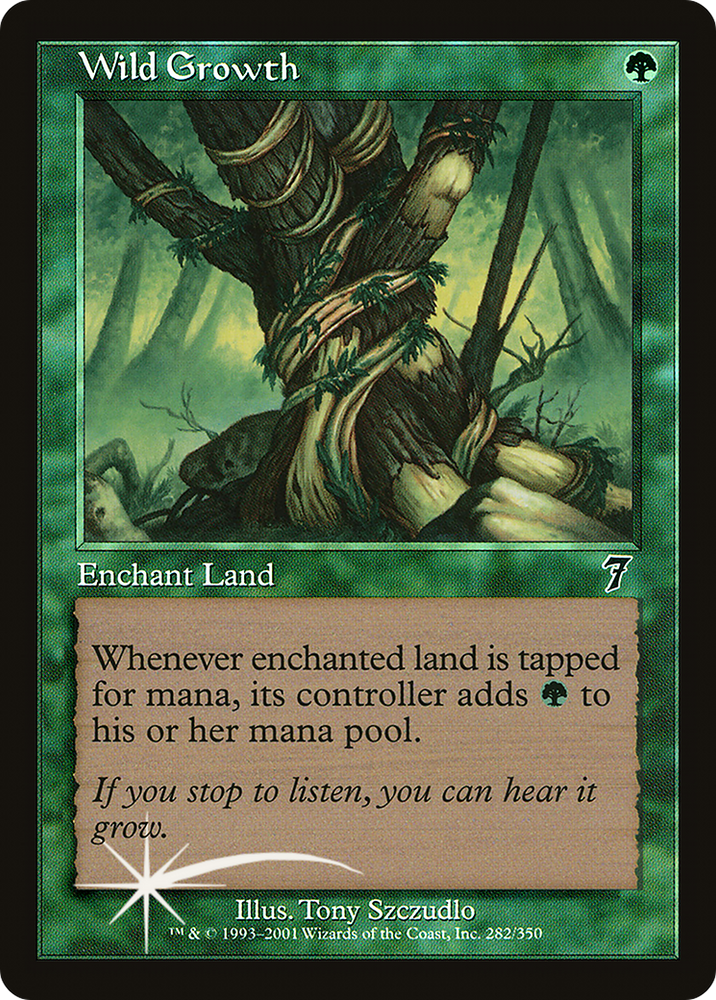 Wild Growth (7ED-282★) - Seventh Edition Foil
