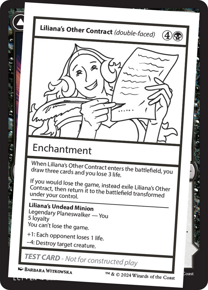Liliana's Other Contract // Liliana's Undead Minion (MB2PC-) - Mystery Booster 2