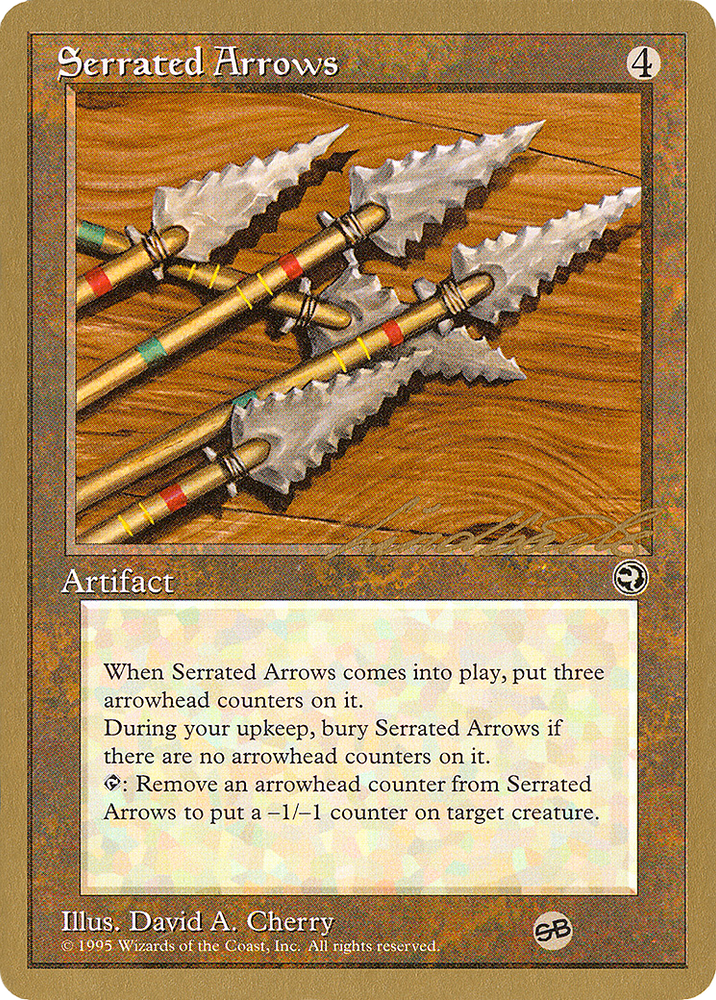 Serrated Arrows - 1996 Leon Lindback (HML) (SB) (WCD-) - Pro Tour Collector Set