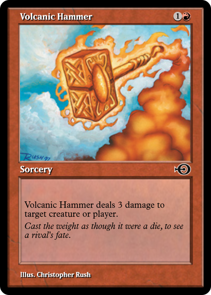 Volcanic Hammer (PRM-36102) - Magic Online Promos Foil
