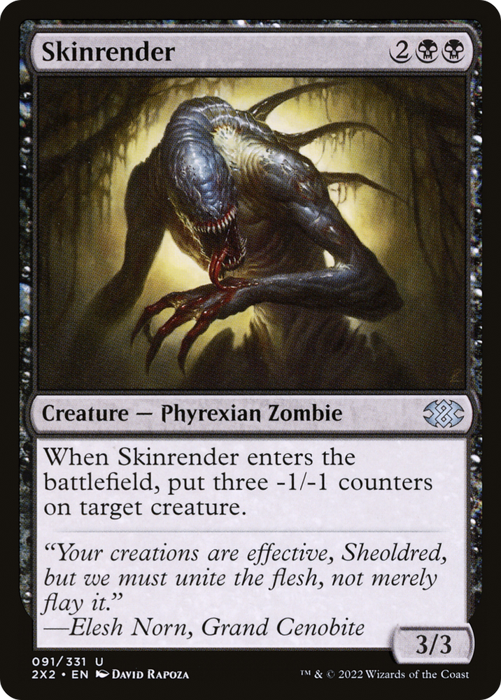 Skinrender (2X2-091) - Double Masters 2022 Foil
