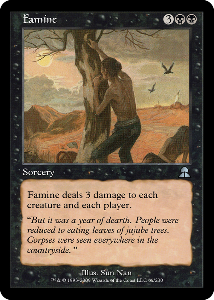 Famine (ME3-065) - Masters Edition III Foil