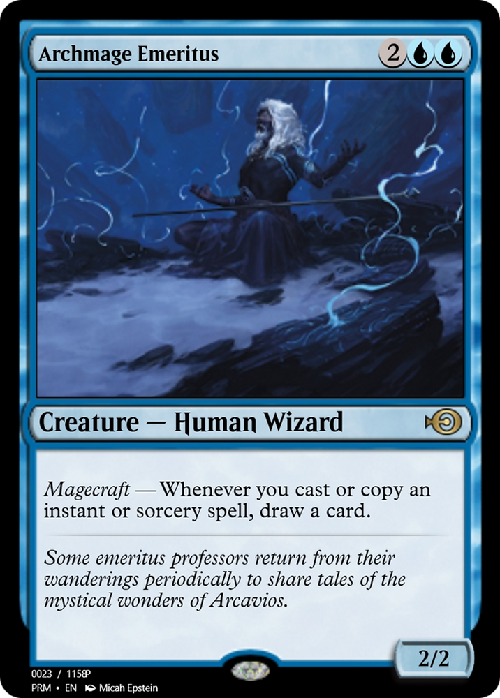 Archmage Emeritus (PRM-90018) - Magic Online Promos Foil