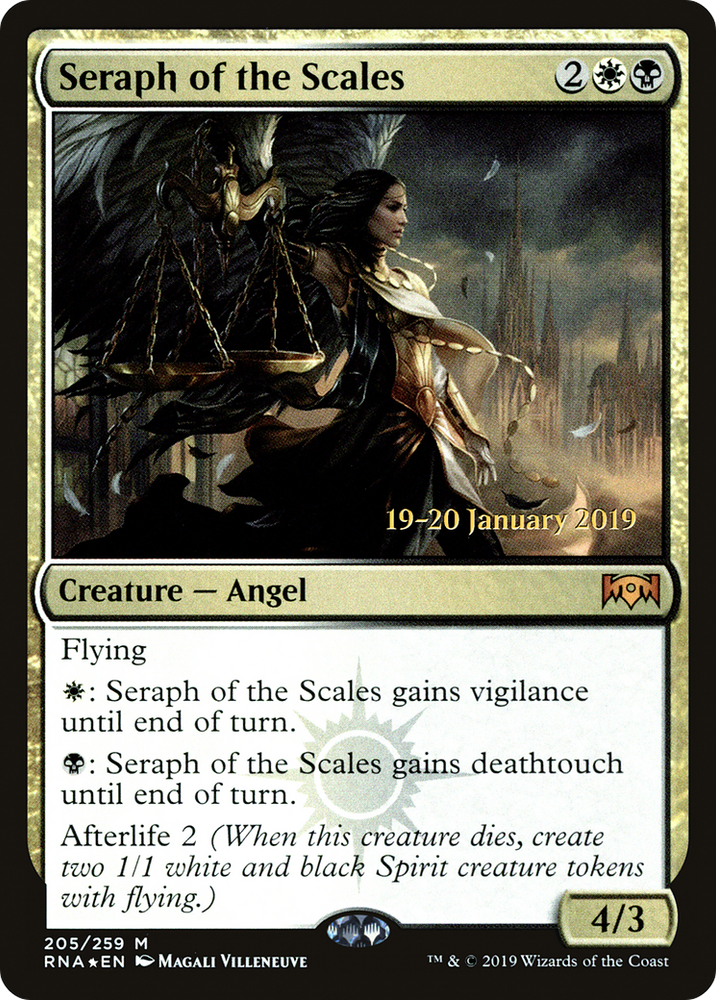 Seraph of the Scales (PRE-205) - Ravnica Allegiance Promos Foil
