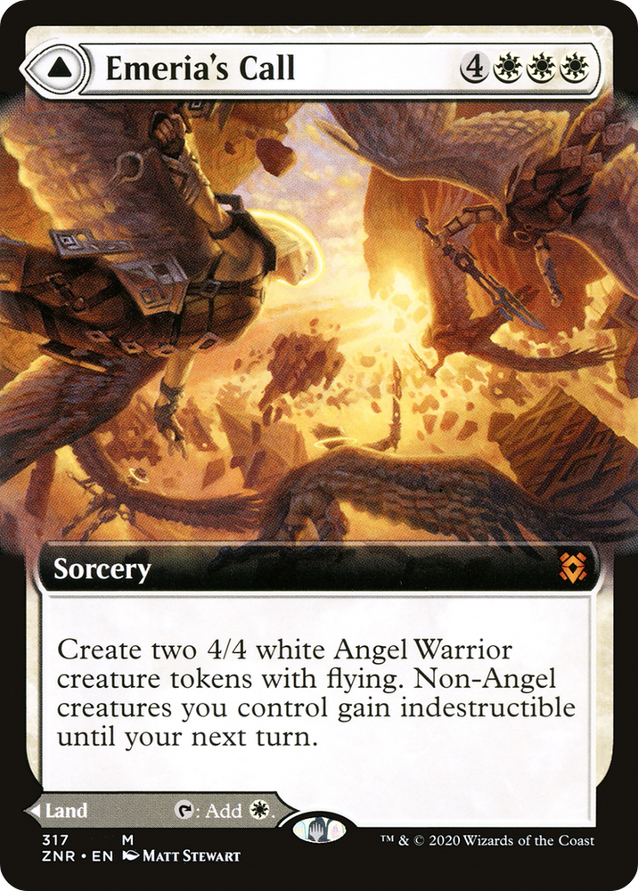 Emeria's Call (Extended Art) (ZNR-317) - Zendikar Rising: (Extended Art) Foil