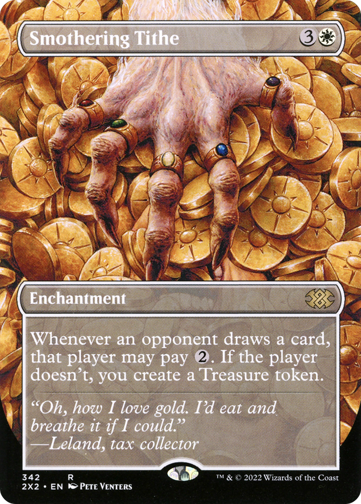 Smothering Tithe (Borderless) (2X2-342) - Double Masters 2022 (Borderless)