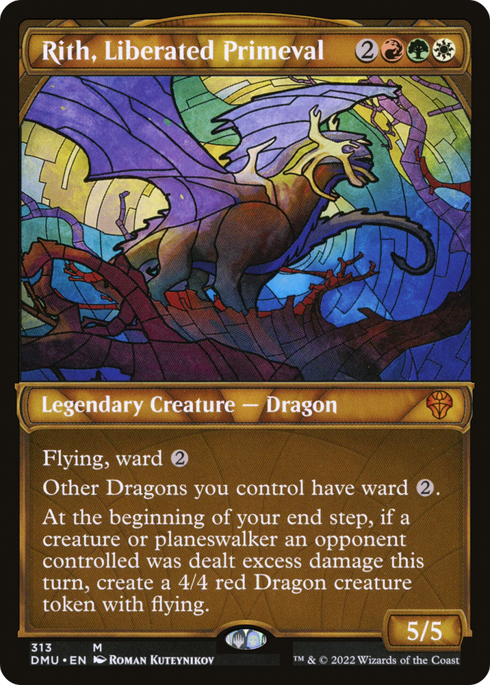 Rith, Liberated Primeval (Showcase) (DMU-313) - Dominaria United: (Showcase) Foil