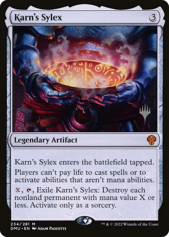 Karn's Sylex (PPDMU-234P) - Dominaria United Promos Foil