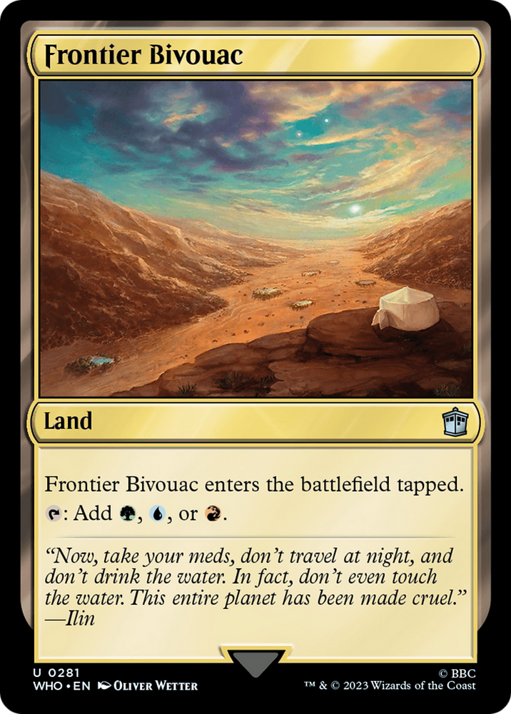 Frontier Bivouac (WHO-281) - Doctor Who Foil