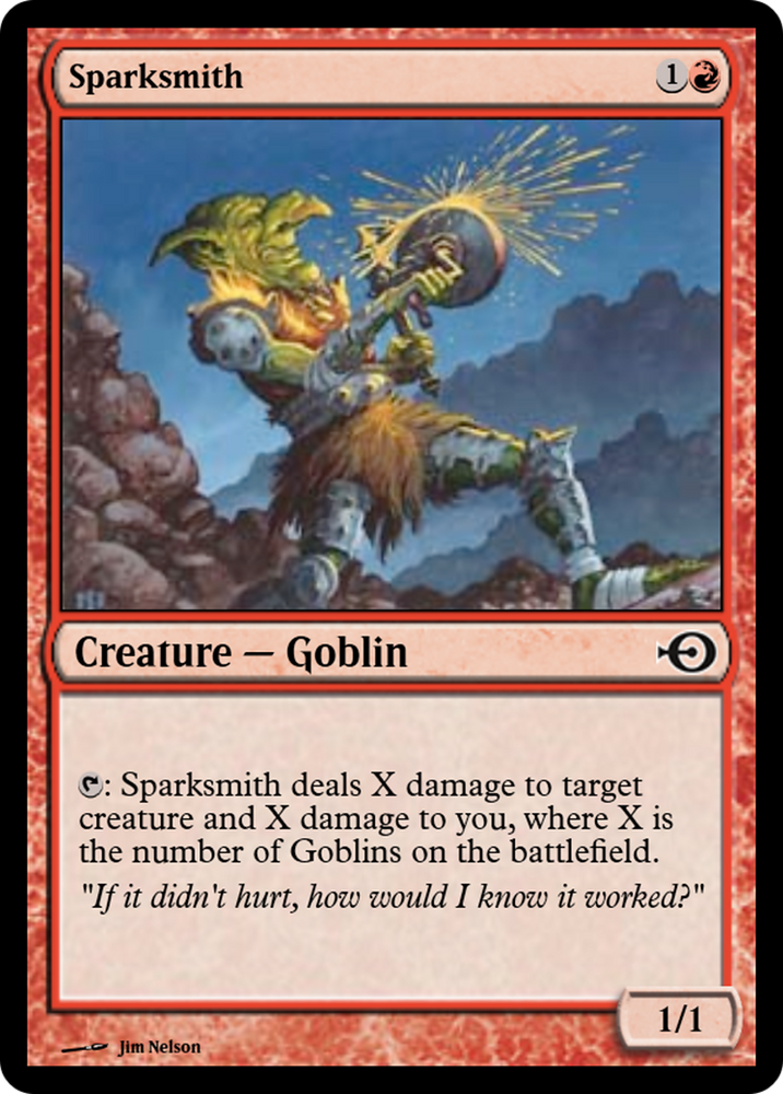 Sparksmith (PRM-32569) - Magic Online Promos Foil