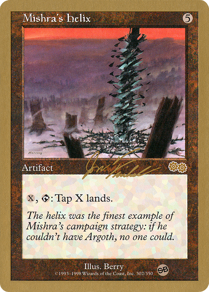 Mishra's Helix - 2000 Jon Finkel (USG) (SB) (WCD-) - World Championship Decks 2000