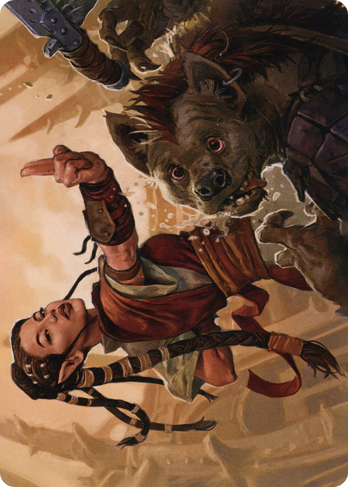 Half-Elf Monk // Half-Elf Monk (AAFR-028) - Adventures in the Forgotten Realms Art Series (Borderless) Foil