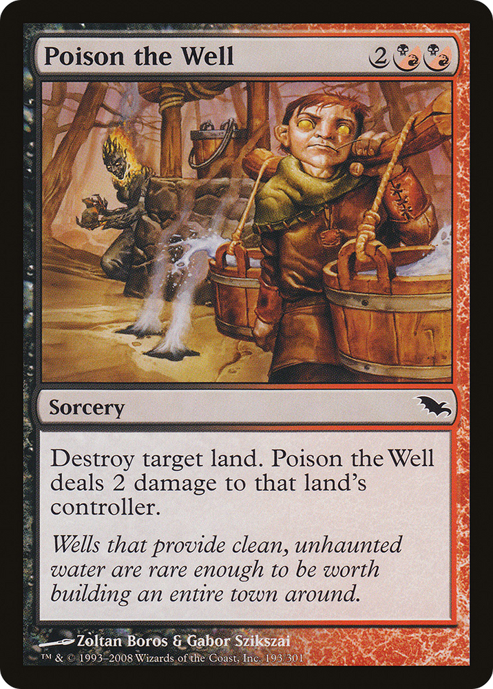 Poison the Well (SHM-193) - Shadowmoor Foil