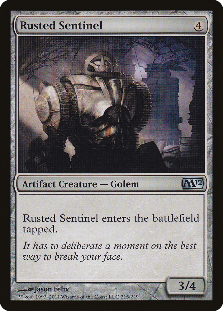 Rusted Sentinel (M12-215) - Magic 2012 Foil