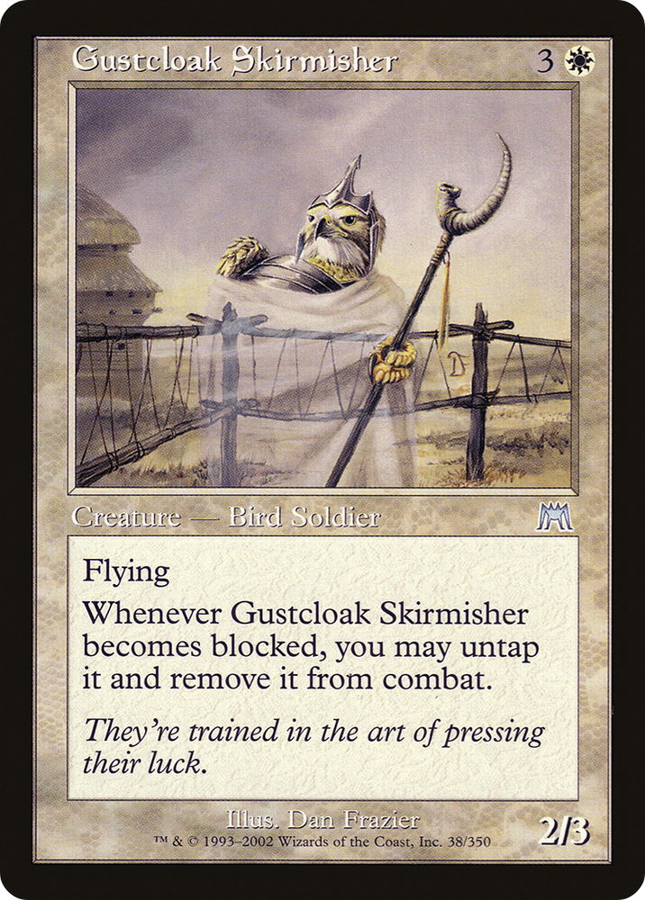 Gustcloak Skirmisher (ONS-038) - Onslaught Foil