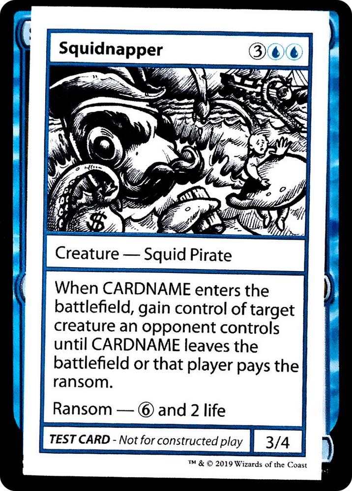 Squidnapper (No PW Symbol) (CMB1-029) - Mystery Booster Playtest Cards 2021