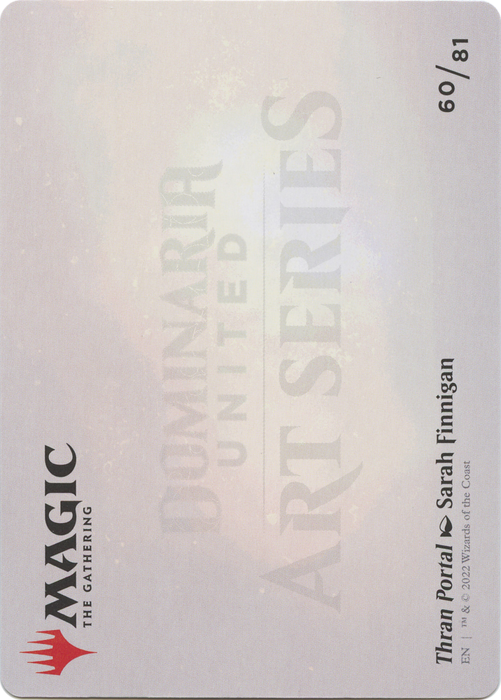 Thran Portal // Thran Portal (ADMU-060) - Dominaria United Art Series (Borderless) Foil