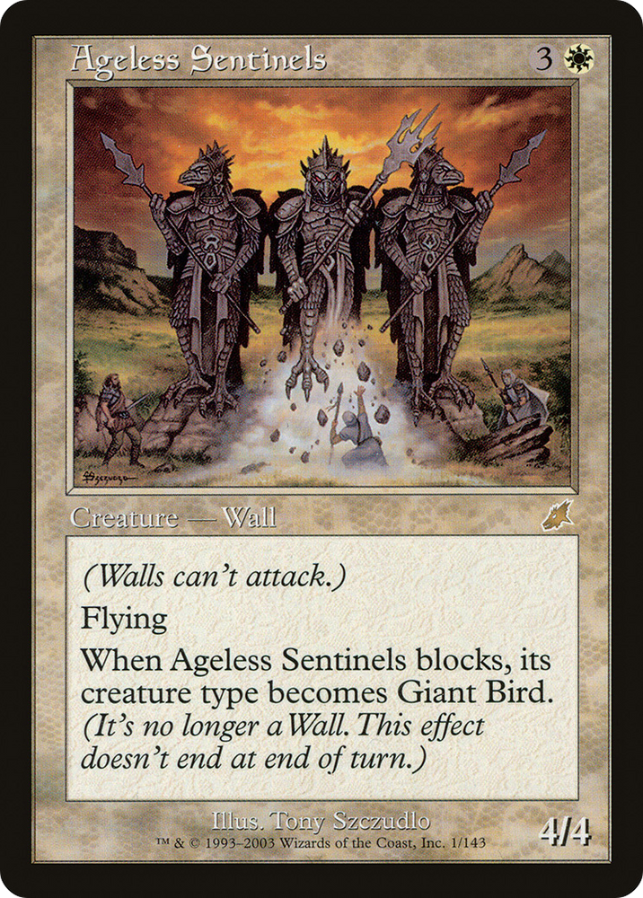 Ageless Sentinels (SCG-001) - Scourge Foil