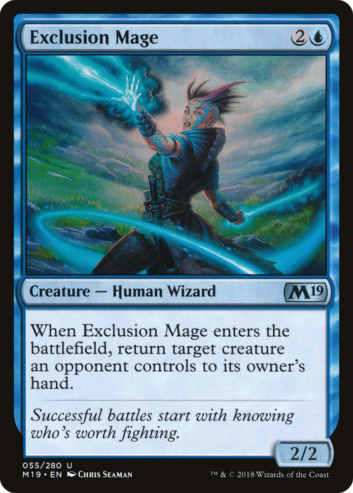 Exclusion Mage (M19-055) - Core Set 2019
