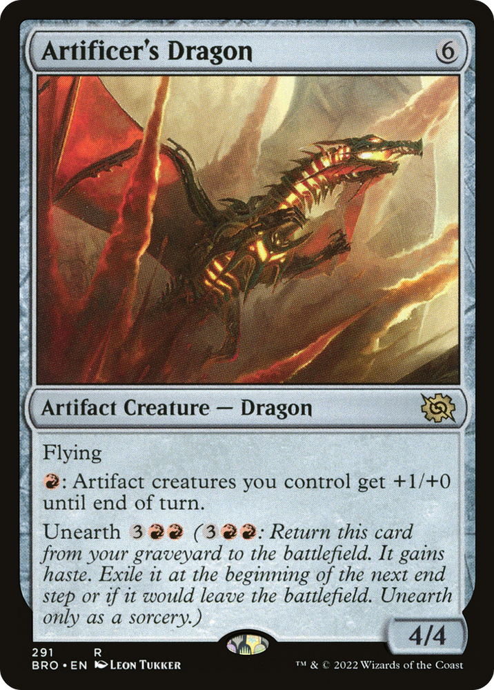 Artificer's Dragon (BRO-291) - The Brothers' War