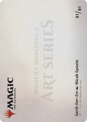 Garth One-Eye // Garth One-Eye (AMH2-051) - Modern Horizons 2 Art Series (Borderless)