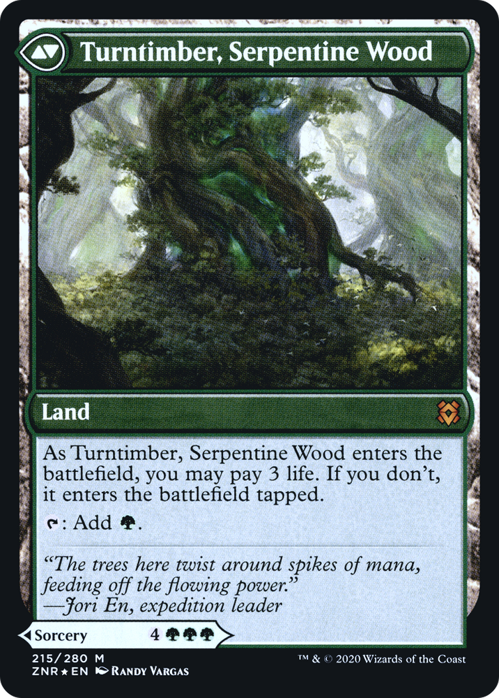 Turntimber Symbiosis (PRE-215S) - Zendikar Rising Promos Foil