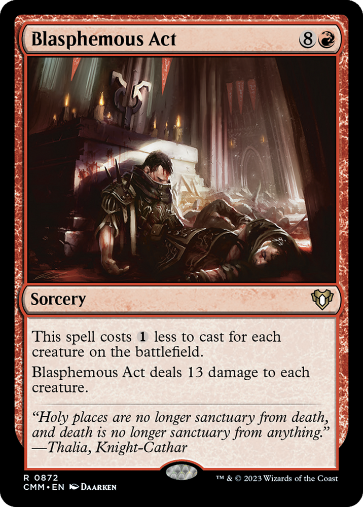 Blasphemous Act (CMM-872) - Commander Masters