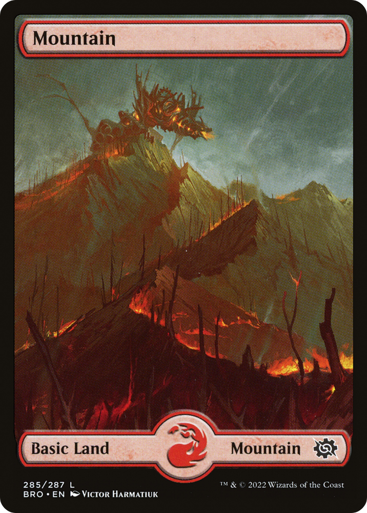 Mountain (285) - Full Art (BRO-285) - The Brothers' War Foil