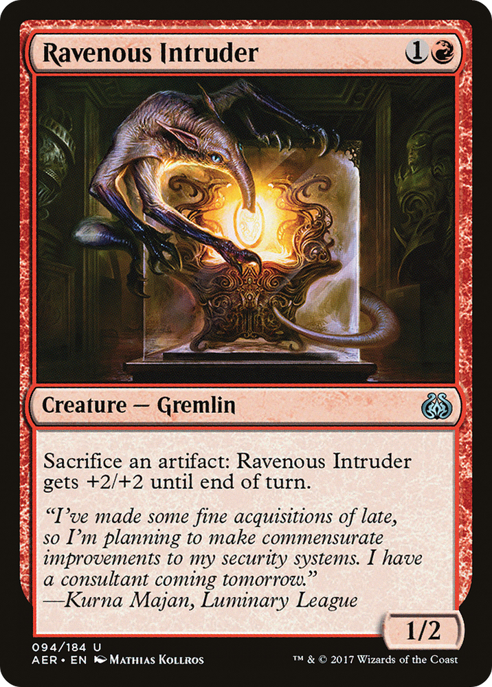 Ravenous Intruder (AER-094) - Aether Revolt