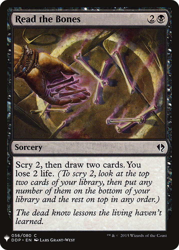 Read the Bones (LIST-DDP-56) - The List