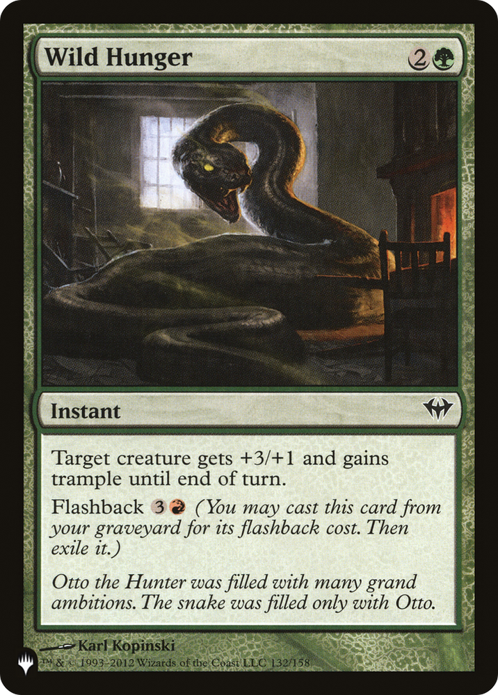 Wild Hunger (LIST-DKA-132) - The List