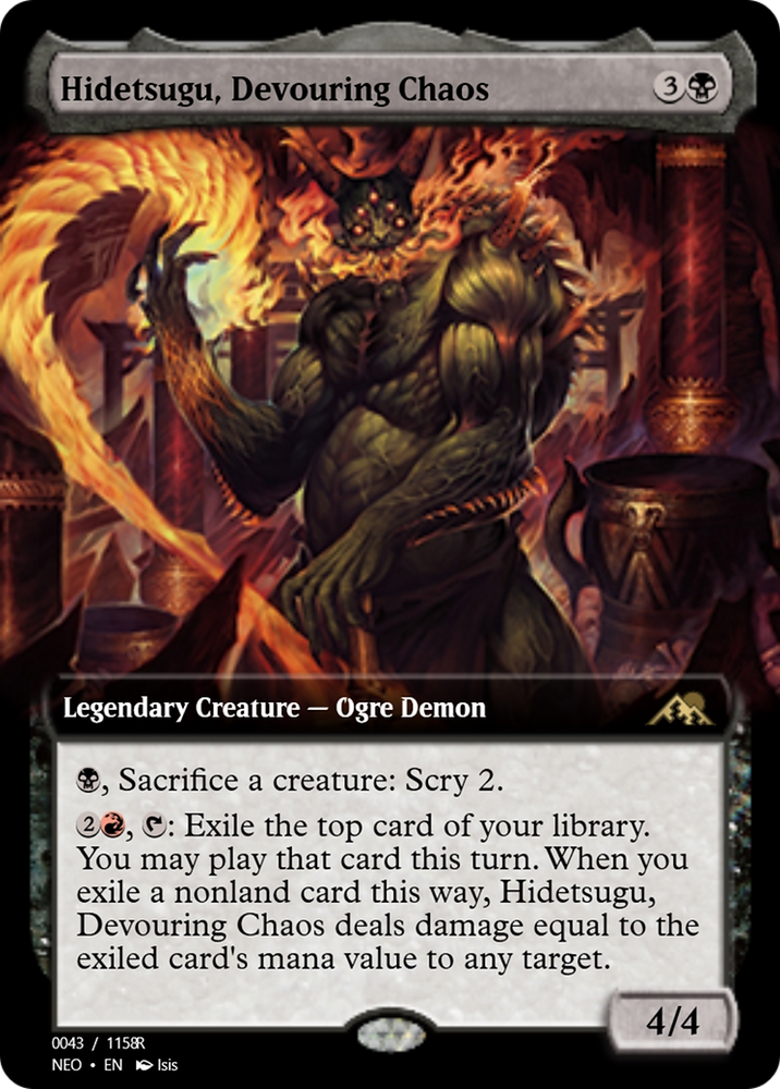Hidetsugu, Devouring Chaos (PRM-97949) - Magic Online Promos Foil