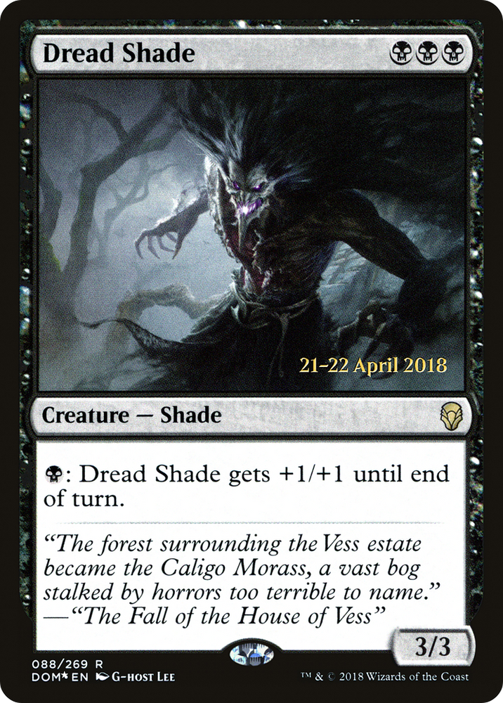 Dread Shade (PRE-088) - Dominaria Promos Foil