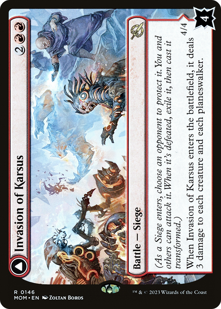 Invasion of Karsus (PRE-146S) - March of the Machine Promos Foil