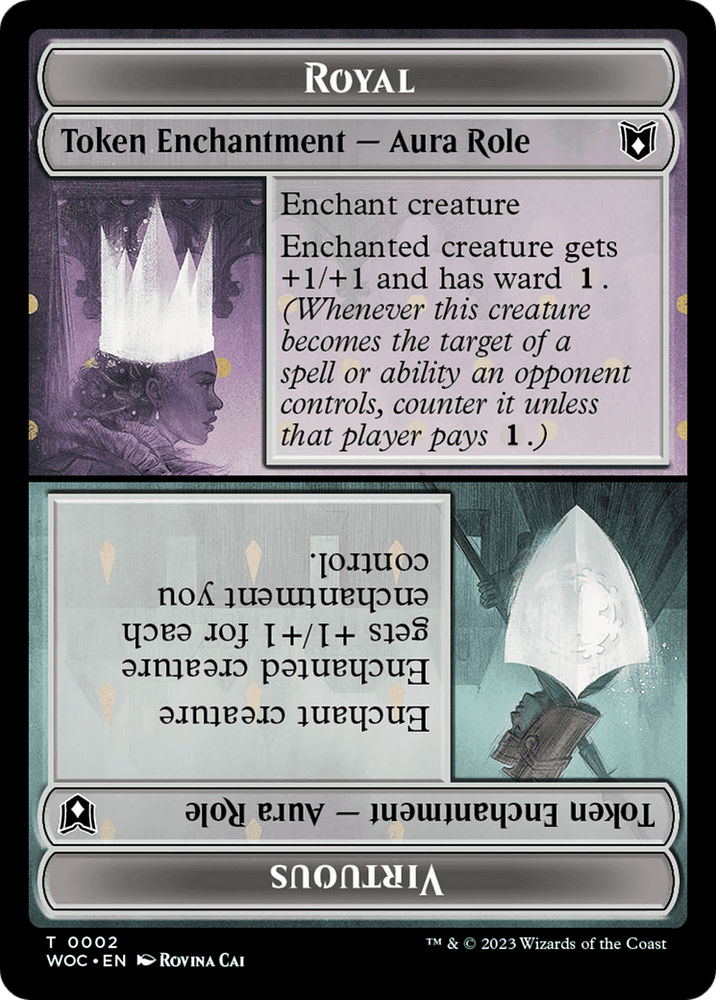 Royal // Virtuous (TWOC-002) - Wilds of Eldraine Commander Tokens