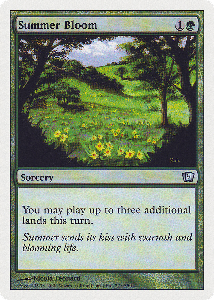 Summer Bloom (9ED-273) - Ninth Edition