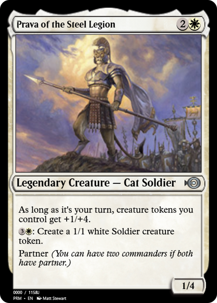 Prava of the Steel Legion (PRM-86230) - Magic Online Promos