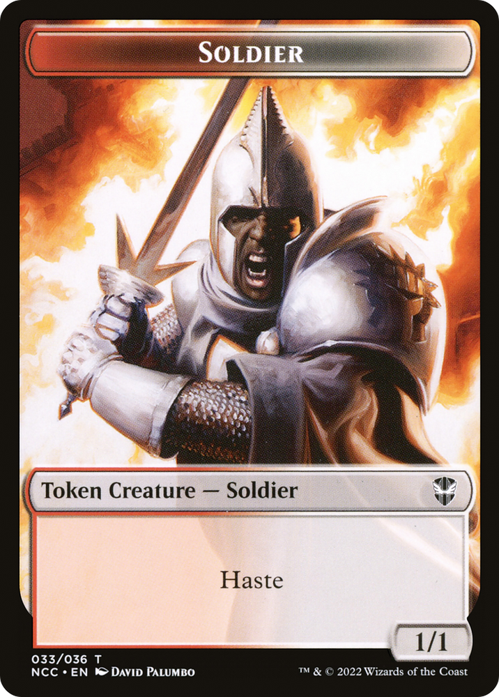 Soldier (TNCC-033) - New Capenna Commander Tokens Foil