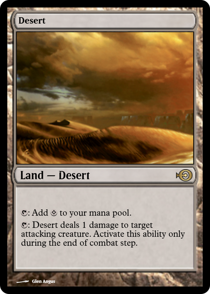 Desert (PRM-35148) - Magic Online Promos Foil