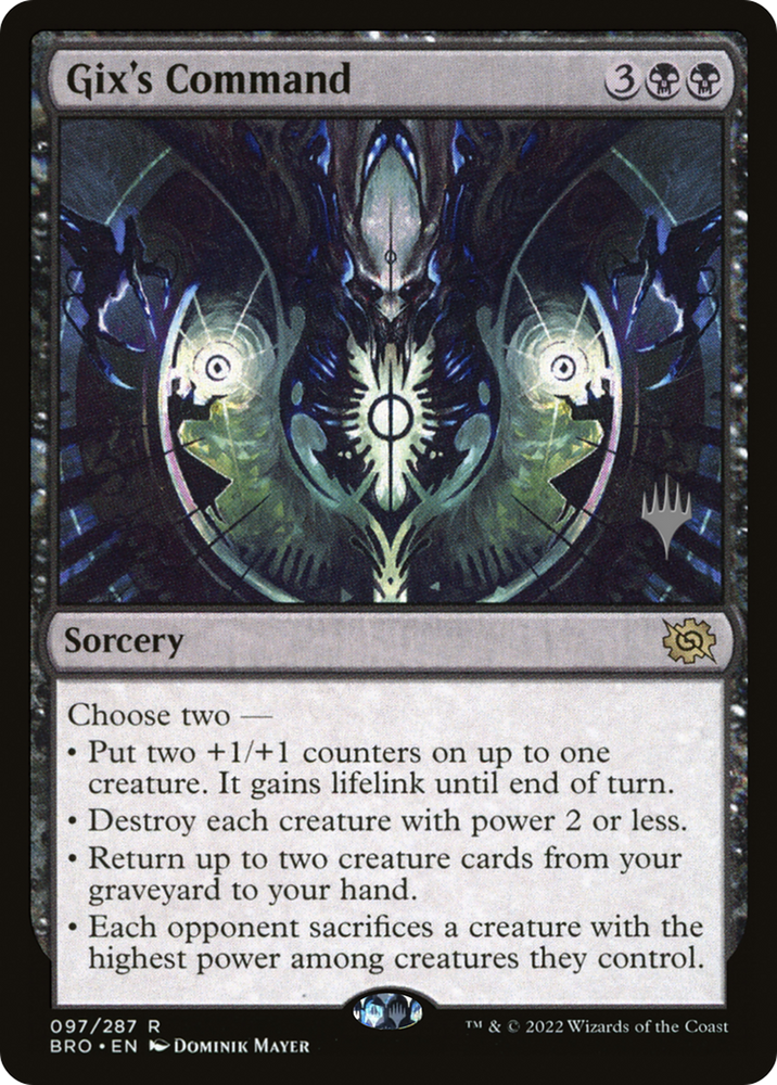 Gix's Command (PPBRO-97P) - The Brothers' War Promos