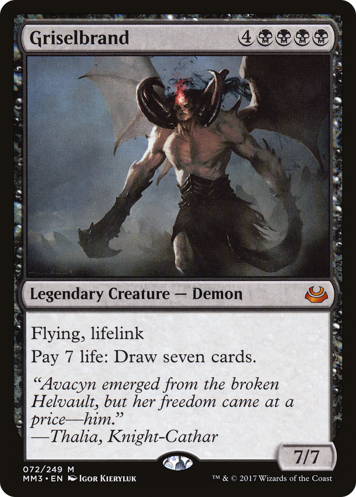 Griselbrand (MM3-072) - Modern Masters 2017